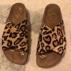 Sam Edelman leopard sandals- great condition!
